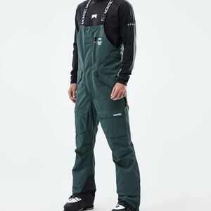 Montec NWOT Men’s Large Dark Atlantic Fawk Ski Pants Overall Bibs Outdoor Winter
